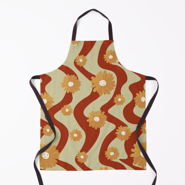 Item preview, Cute retro style smiley face - happy vibes print pattern designed and sold by RSDigitalPrintDesign.