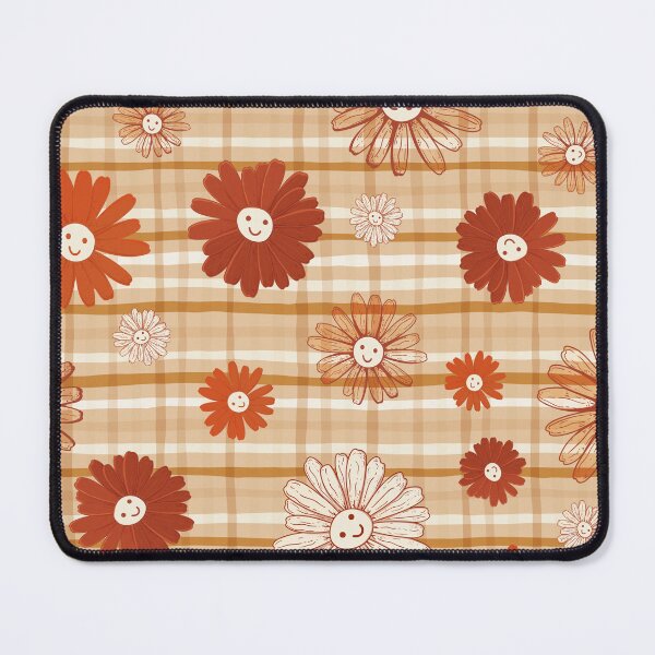 Item preview, Cute retro style smiley face - happy vibes print pattern designed and sold by RSDigitalPrintDesign.