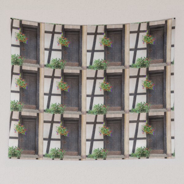 Item preview, Old Door and Flowers designed and sold by Yair Karelic.
