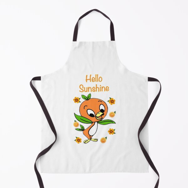 Item preview, Hello Sunshine Orange Bird with Flowers designed and sold by Main Character Energy.