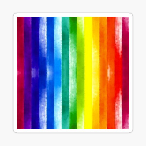 "Rainbow Wallpaper" Sticker For Sale By TeriBellArts | Redbubble