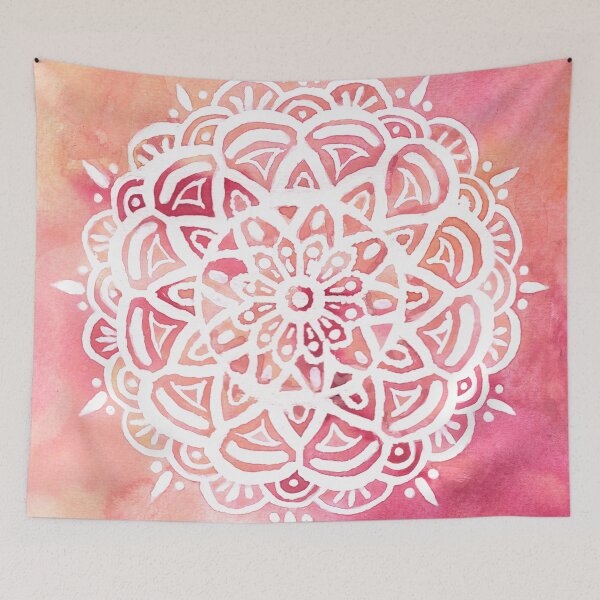 Item preview, White mandala designed and sold by Sandra  Steinke.