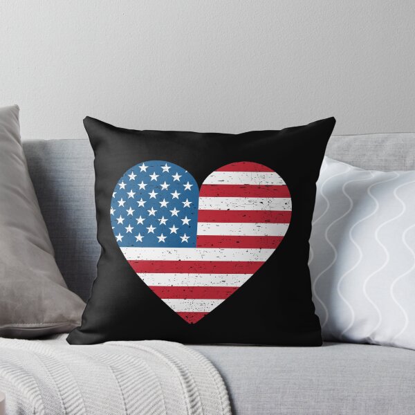 Item preview, American Flag Heart 4th of July USA Patriotic designed and sold by EIMgraphic.