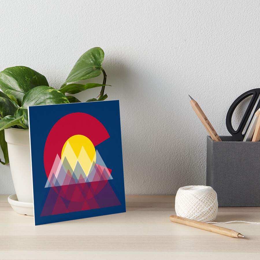 Item preview, Art Board Print designed and sold by that5280lady.