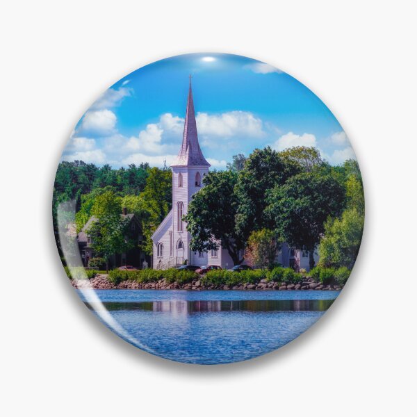 Item preview, The Three Famous Mahone Bay Churches designed and sold by kenmo.