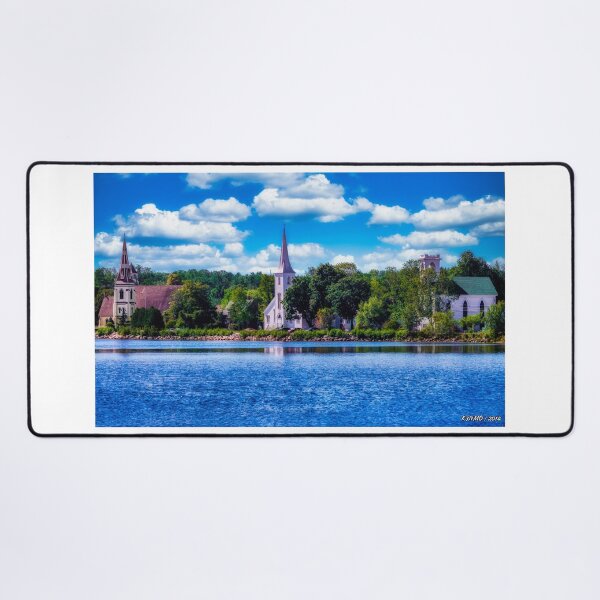 Item preview, The Three Famous Mahone Bay Churches designed and sold by kenmo.