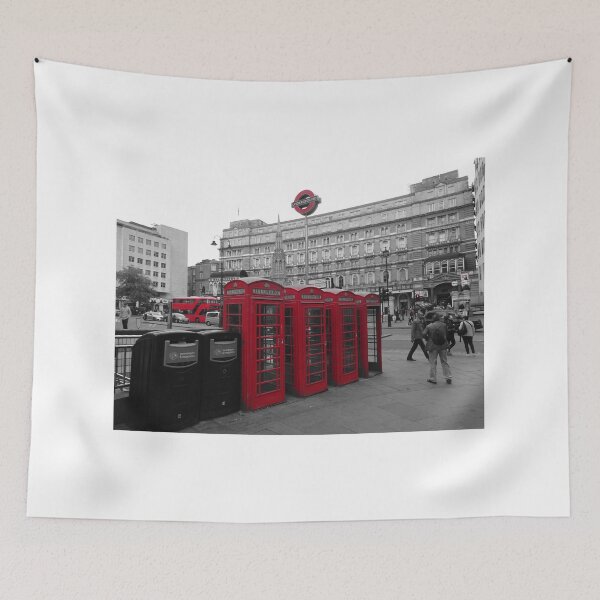 Item preview, Red London Phone Booth Charing Cross designed and sold by santoshputhran.