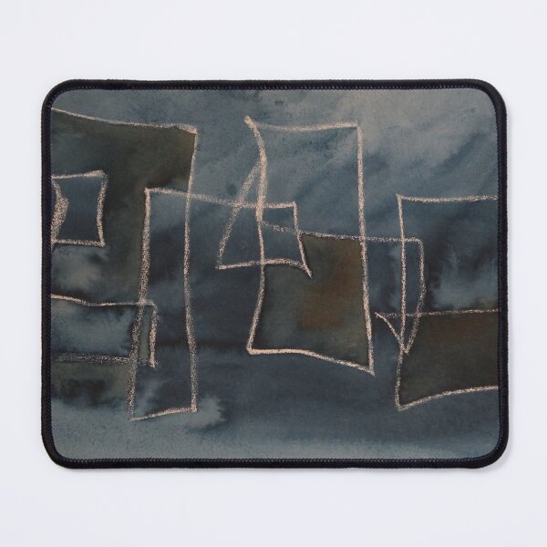 Item preview, Stormy Night in the Big City Reflections in mixed media designed and sold by ChillonLeachArt.