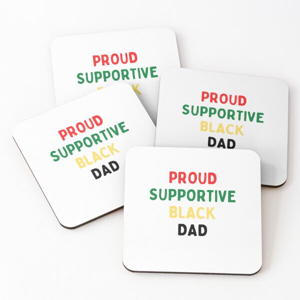 Item preview, Proud Supportive Black Dad designed and sold by BookOfE.