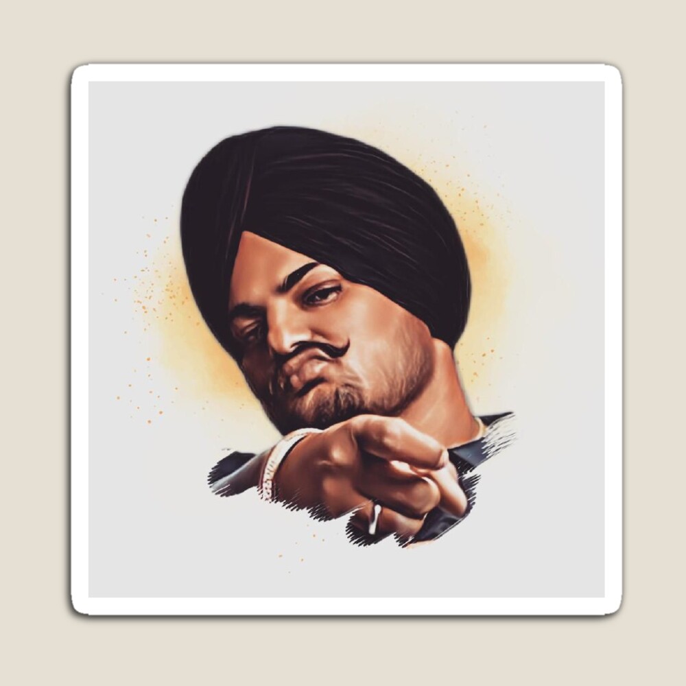 Sidhu Moosewala Poster For Room & Office (18 Inch X 12 Inch) , Sidhu  moosewala poster for room decor