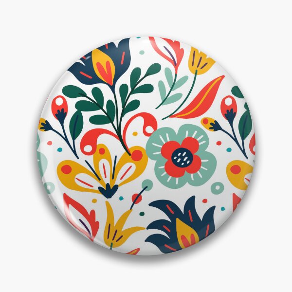 Item preview, Orange and yellow flowers pattern designed and sold by Barbaratemplate.