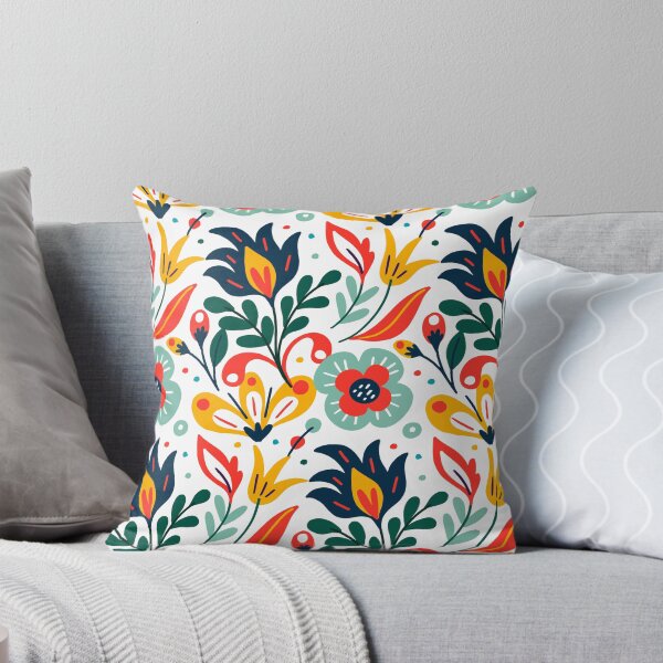 Item preview, Orange and yellow flowers pattern designed and sold by Barbaratemplate.