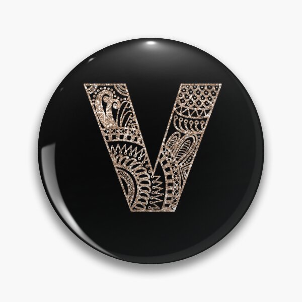 Item preview, Floral Mandala Monogram V| Mandala Monogram V designed and sold by ModernStyleBoho.