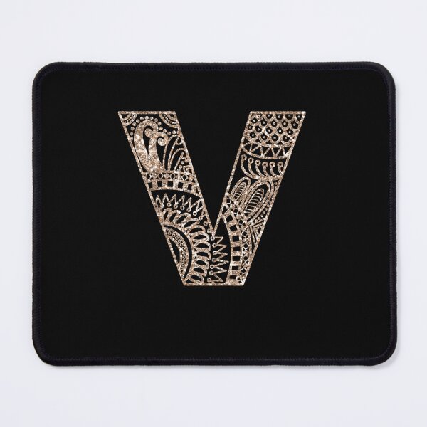 Item preview, Floral Mandala Monogram V| Mandala Monogram V designed and sold by ModernStyleBoho.
