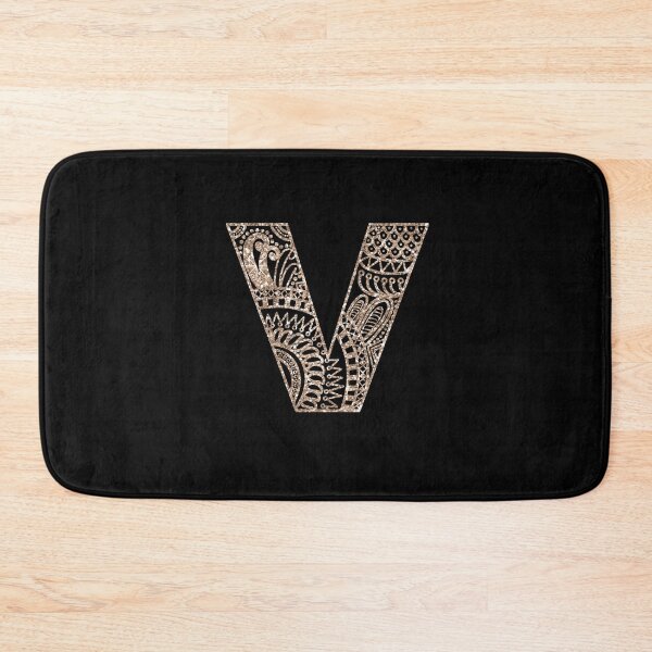 Item preview, Floral Mandala Monogram V| Mandala Monogram V designed and sold by ModernStyleBoho.