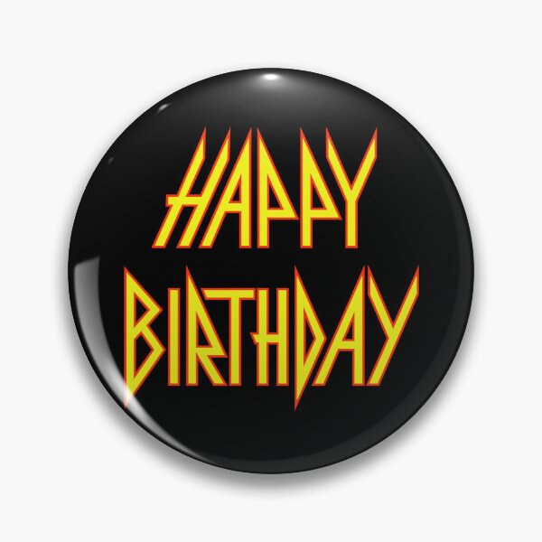 Item preview, Def Leppard Birthday Card designed and sold by Rodney's Marketplace.