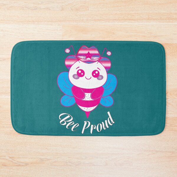 Item preview, trans pride bee proud, cute transsexual bee designed and sold by XXgooddeedXX.