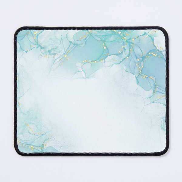 Item preview, Light blue and gold ink bubbles designed and sold by Barbaratemplate.