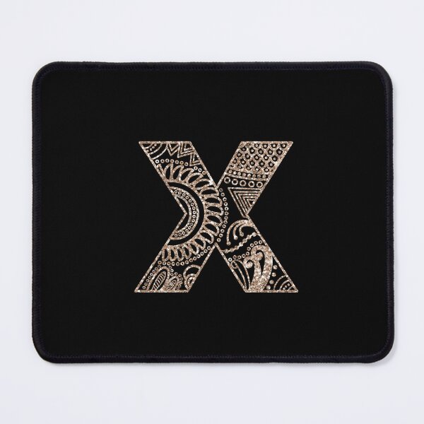 Item preview, Floral Mandala Monogram X| Mandala monogram X designed and sold by ModernStyleBoho.