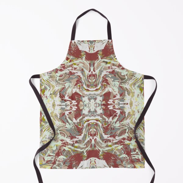 Item preview, Maroon and natural Moroccan tile effect abstract pattern designed and sold by Diane Hunter Art.