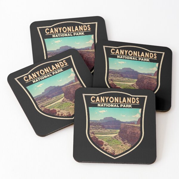 Item preview, Canyonlands National Park Utah Watercolor Badge designed and sold by KrisSidDesigns.