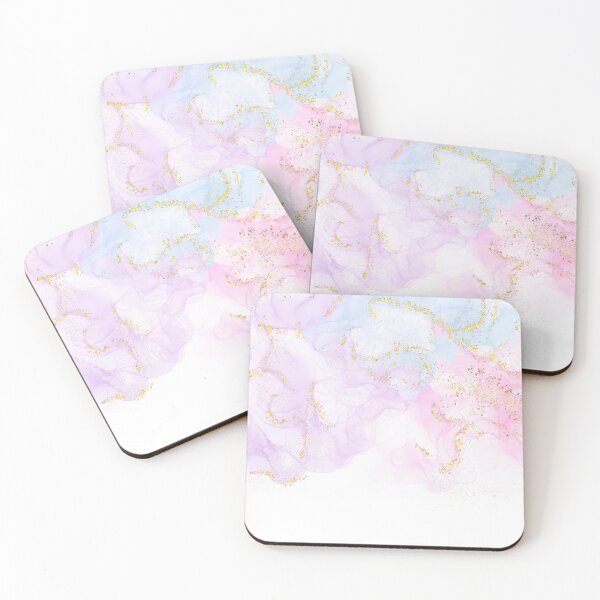 Item preview, Soft pink with gold ink bubbles designed and sold by Barbaratemplate.