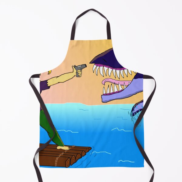 Item preview, shark vs girl (blonde hair) designed and sold by InvaderToon.