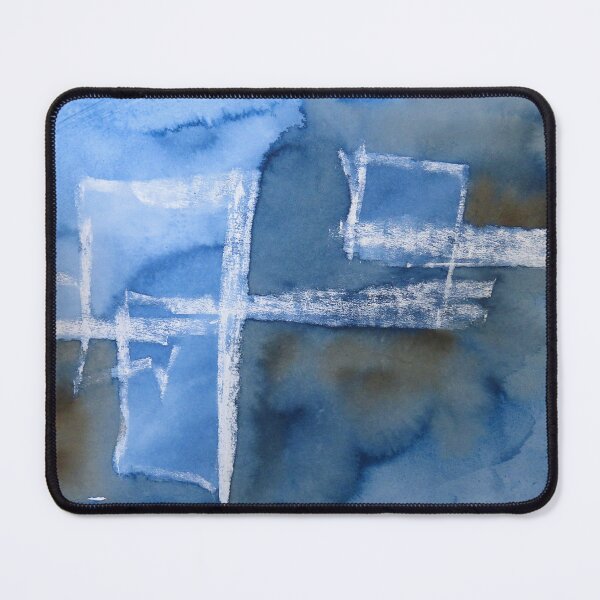 Item preview, Rainy Day Big City Reflections in mixed media designed and sold by ChillonLeachArt.