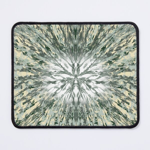 Item preview, Lemon and green kaleidoscope abstract design designed and sold by Diane Hunter Art.