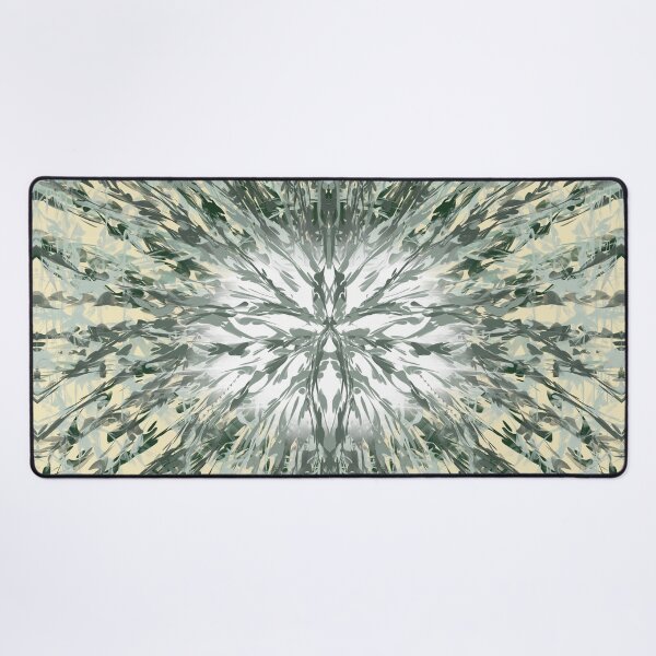 Item preview, Lemon and green kaleidoscope abstract design designed and sold by Diane Hunter Art.