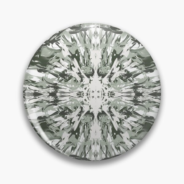 Item preview, Crystal kaleidoscope tunnel of sage green and white  designed and sold by Diane Hunter Art.