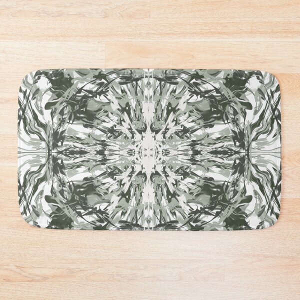 Item preview, Crystal kaleidoscope tunnel of sage green and white  designed and sold by Diane Hunter Art.