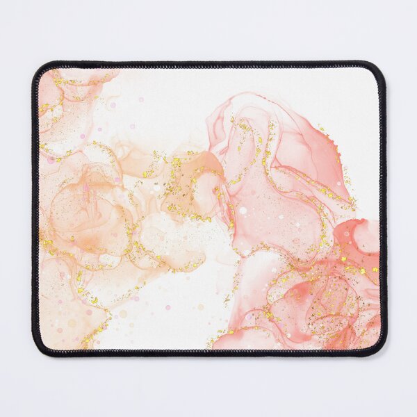 Item preview, Soft red and peachy with gold glitters designed and sold by Barbaratemplate.