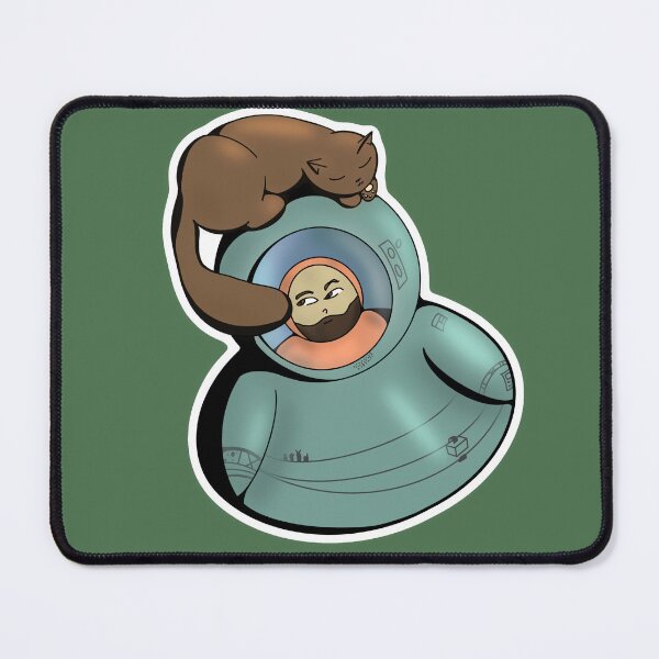 Item preview, Cat On Astronaut designed and sold by MutedCarbon.