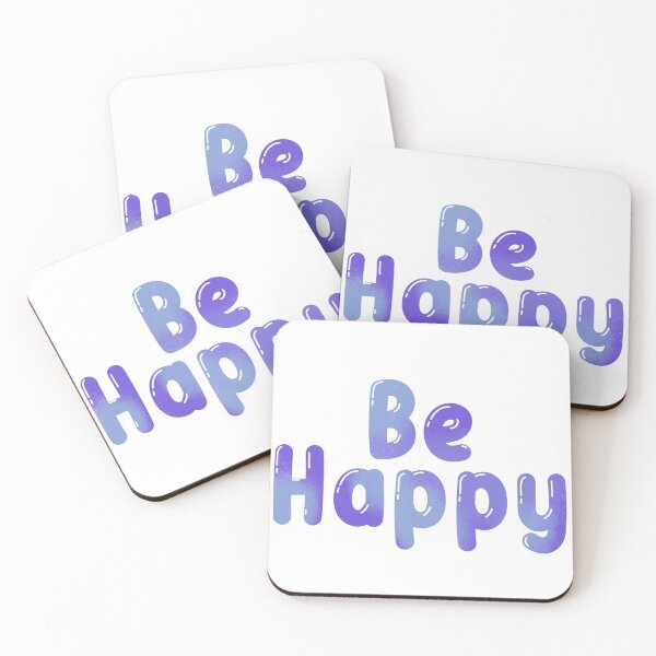 Item preview, Be Happy designed and sold by BookwormSticker.