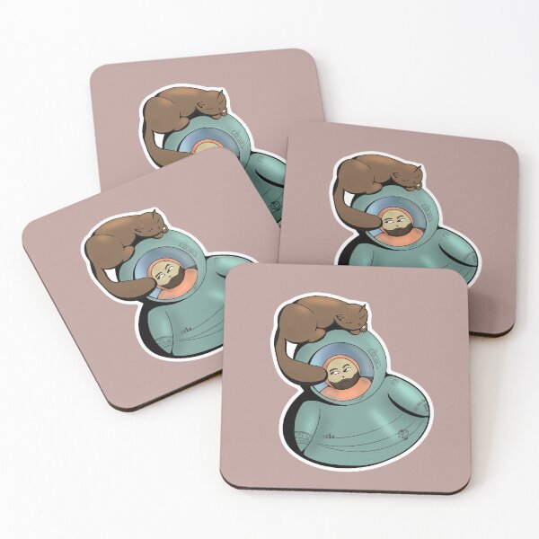 Item preview, Cat On Astronaut designed and sold by MutedCarbon.