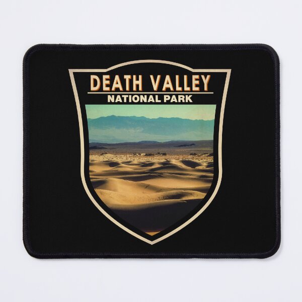 Item preview, Death Valley National Park Watercolor Badge designed and sold by KrisSidDesigns.