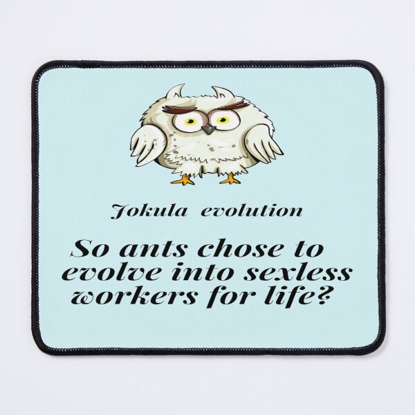 Item preview, " Jokula evolution 1 ants" black designed and sold by skoumpourdides.