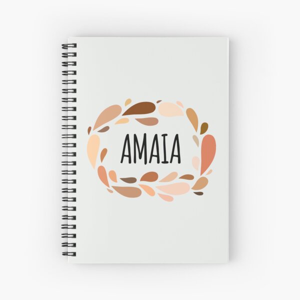 Vista previa del artículo con la obra «Amaia - Nombres para Esposa Hija y Niña», diseñado y vendido por kindxinn.