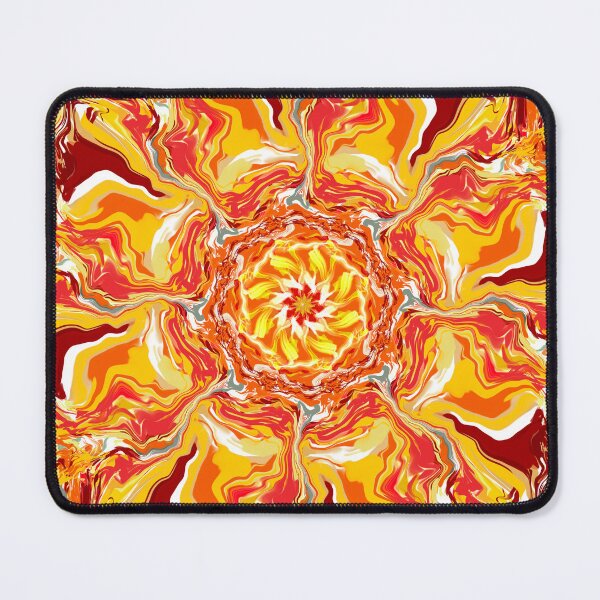 Item preview, Bright sunflower abstract effect painting designed and sold by Diane Hunter Art.