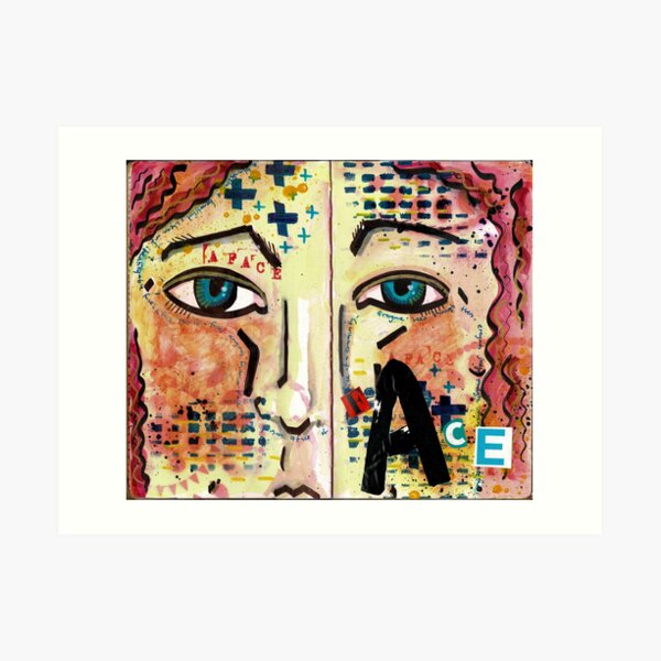 Face Art Print