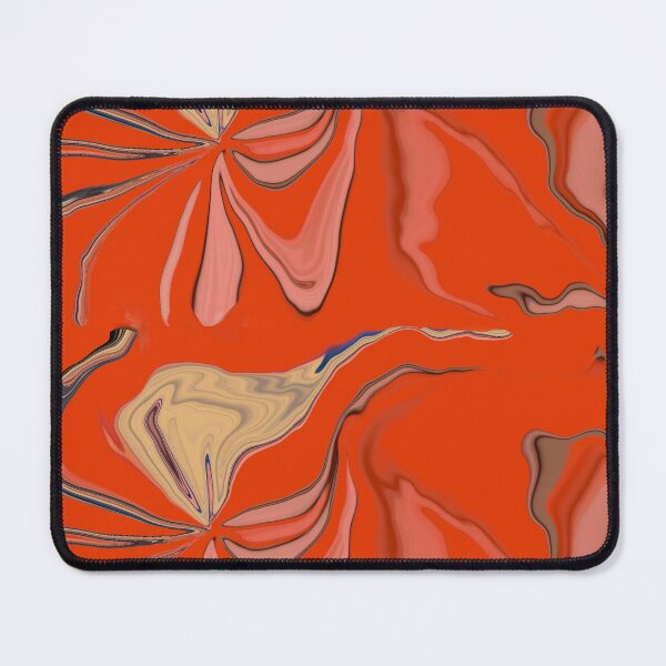 Item preview, Bright vibrant floral effect marbled abstract designed and sold by Diane Hunter Art.