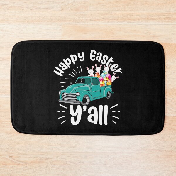 Item preview, Happy Easter Y'all Vintage Truck Bunny Egg Hunting designed and sold by haselshirt.