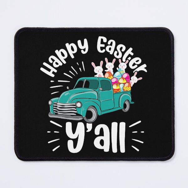 Item preview, Happy Easter Y'all Vintage Truck Bunny Egg Hunting designed and sold by haselshirt.