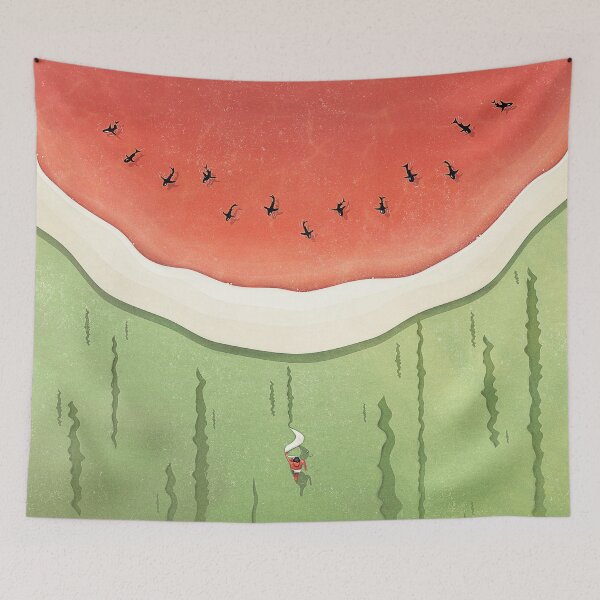 Item preview, Fleshy Fruit (Watermelon) designed and sold by schwebewesen.
