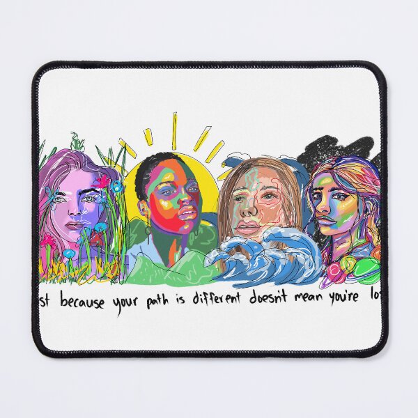 Item preview, Just Because your Path is Different doesn’t Mean you’re Lost. designed and sold by faithyroseart.