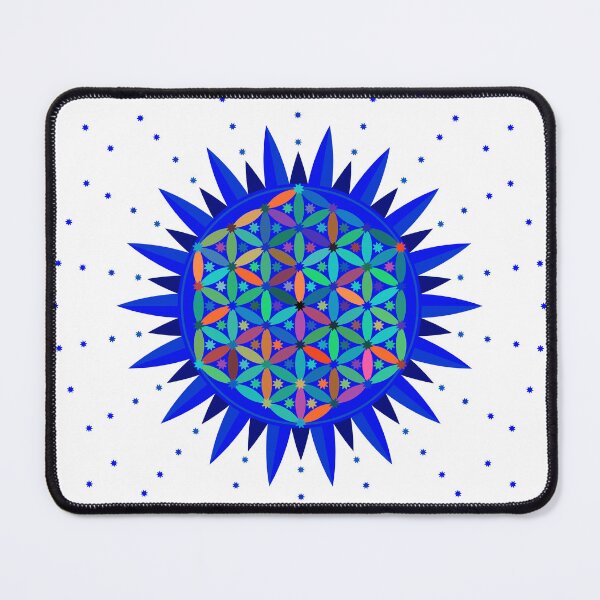 Item preview, Geometric Blue Flower designed and sold by SystemLion.