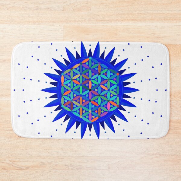 Item preview, Geometric Blue Flower designed and sold by SystemLion.