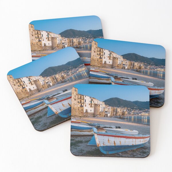 Item preview, Early Evening in Cefalu Sicily designed and sold by PhotoArt by Joan Carroll.