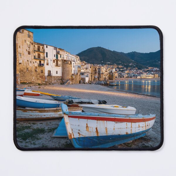 Item preview, Early Evening in Cefalu Sicily designed and sold by PhotoArt by Joan Carroll.